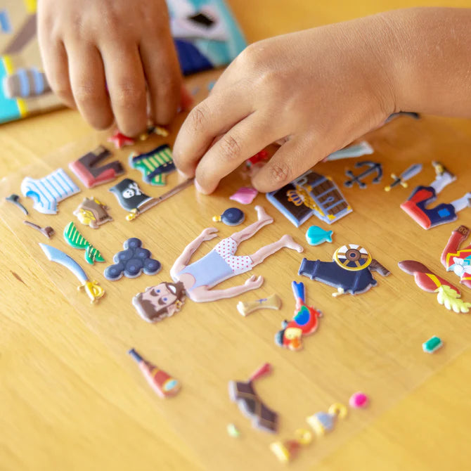 Puffy Sticker Play Set - Pirate