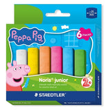 Staedtler Peppa Pig Sidewalk Chalks 6 Pack