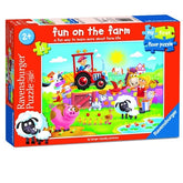 On the Farm First Floor Puzzle - 16pce