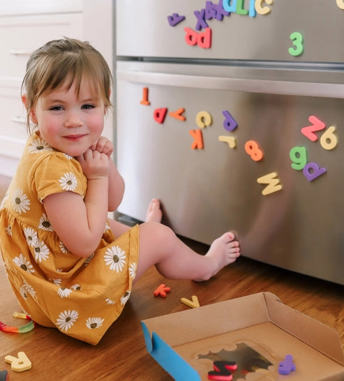 Magnetic Letters and Numbers