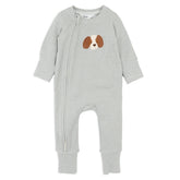 Otto Stripe Organic LS Zipsuit