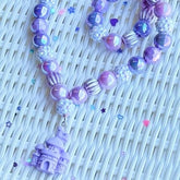 Beaded Necklace - Princess Castle