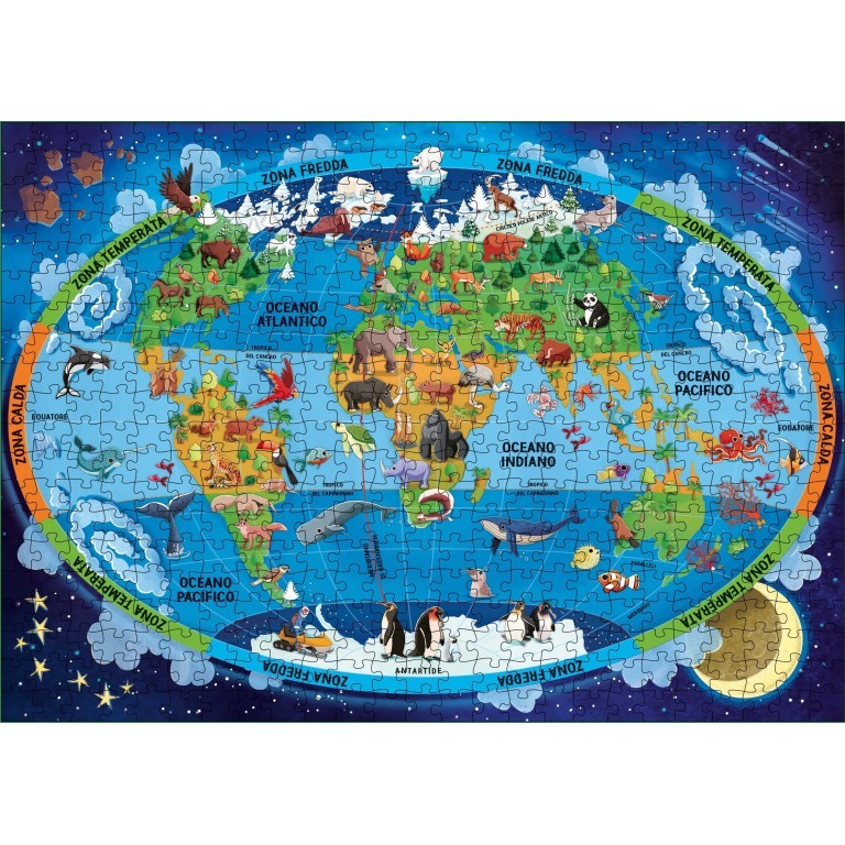 Sassi The Ultimate Atlas and Puzzle Set - Earth