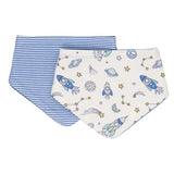 Bandana Bibs 2pk - Blast Off