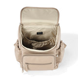 Mini Signature Backpack - Oat Vegan Leather