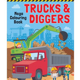 Trucks & Diggers - Mega Colouring Book