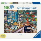 Pottery Studio Sanctuary Puzzle - 500 piece
