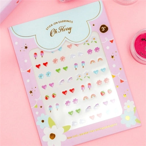 Oh Flossy Kids Stick On Earrings
