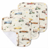 Vintage Cars Organic Wash Cloth - 3pk