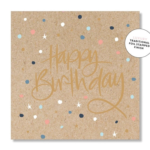 Krafty Confetti Birthday Mini Card