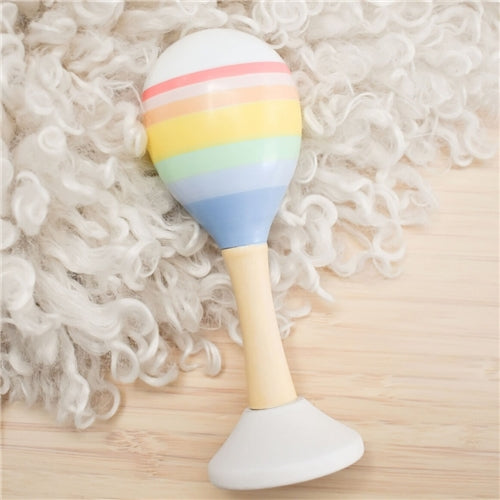 Rainbow Wooden Maraca