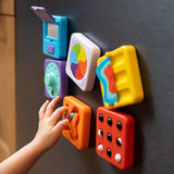 PLAY TAB - Sensory set 3 (Latch Mirror, Picture Dial, Sweeper)