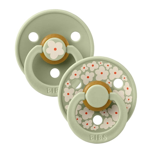 BIBS Dummies - Studio Collection - Natural Rubber - Jasmine Sage Mix