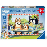 Bluey Family Time Puzzle 2x12 piece