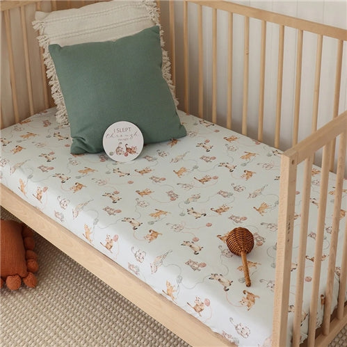 Kitten Organic Fitted Cot Sheet