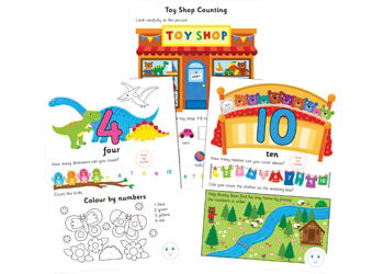 Counting Sticker Book