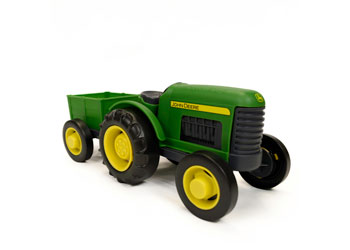 Green Toys John Deere Tractor & Board Book
