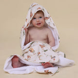 Bears Organic Hooded Baby Towel