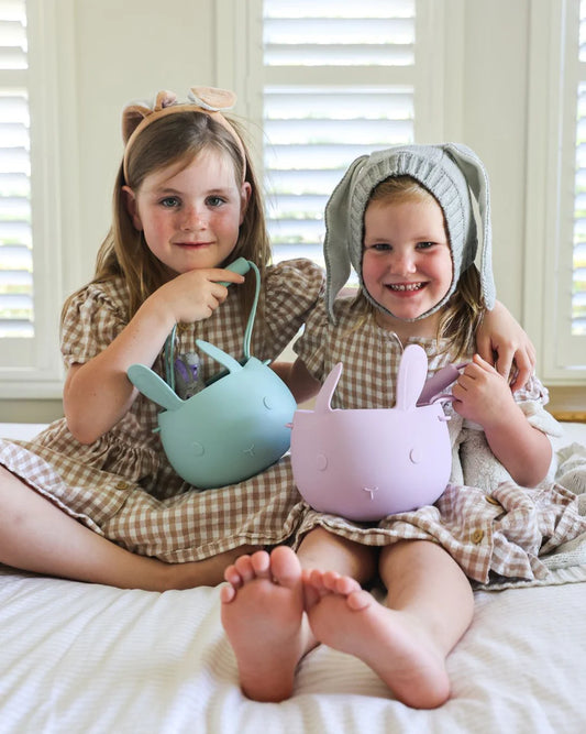 Easter Bunny Basket - Blush