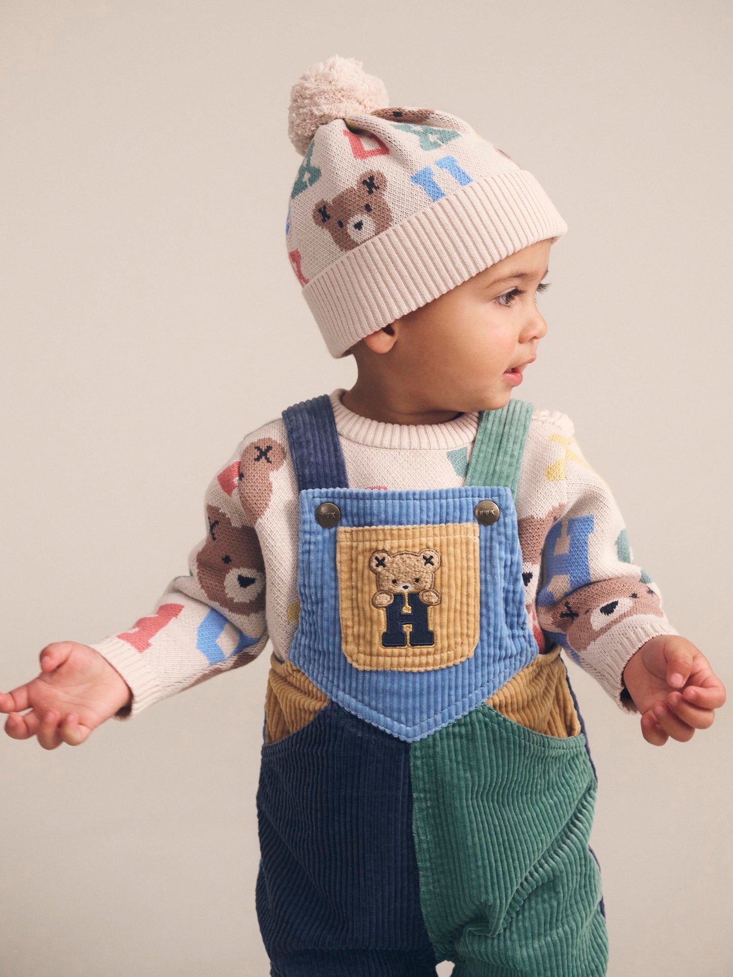 Midnight Cord Overalls