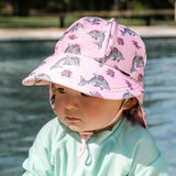 Swim Legionnaire Flap Beach Hat - Dolphin