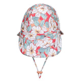 Swim Legionnaire Flap Beach Hat - Hibiscus