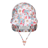 Swim Legionnaire Flap Beach Hat - Hibiscus
