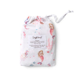 Mermaid Organic Bassinet Sheet / Change Pad Cover