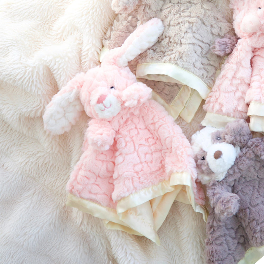 Mary Meyer Nursery Blush Bunny Character Blanket