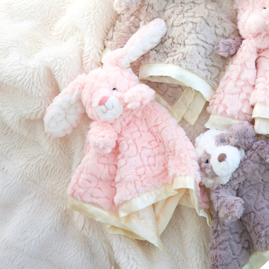 Mary Meyer Nursery Blush Bunny Character Blanket