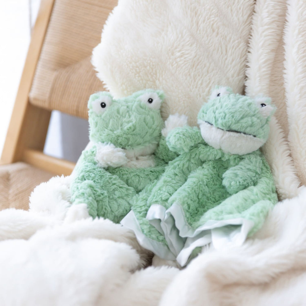 Mary Meyer Nursery Mint Frog Character Blanket