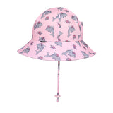 Swim Ponytail Bucket Beach Hat - Dolphin