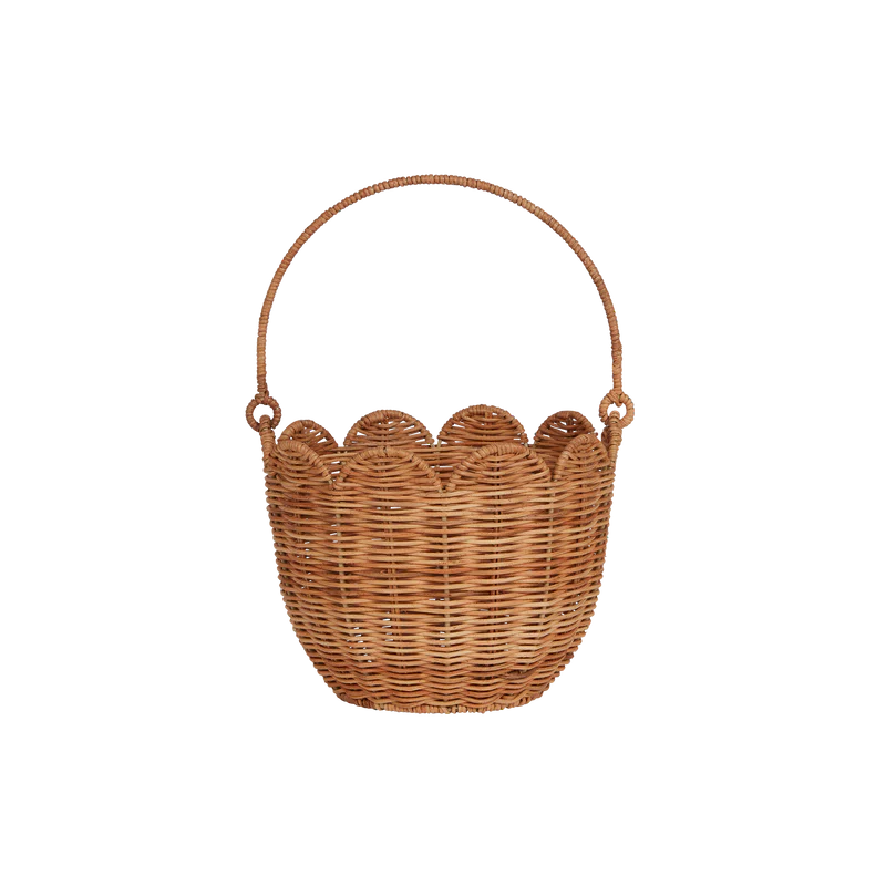 Rattan Tulip Carry Basket – Natural