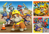 Rubble & Crew Work Vehicles Puzzle 3x48pc