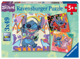 Disney Stitch Play the Day Away Puzzle 3x49 piece