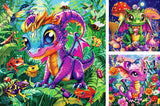 Baby Garden Dragons Puzzle 3x48pc