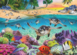 Race of the Baby Sea Turtles Puzzle - 500 piece