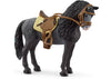 Pura Raza Espanola Mare with saddle