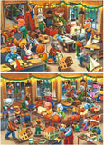 Christmas Toy Factory Puzzle 2x12pc