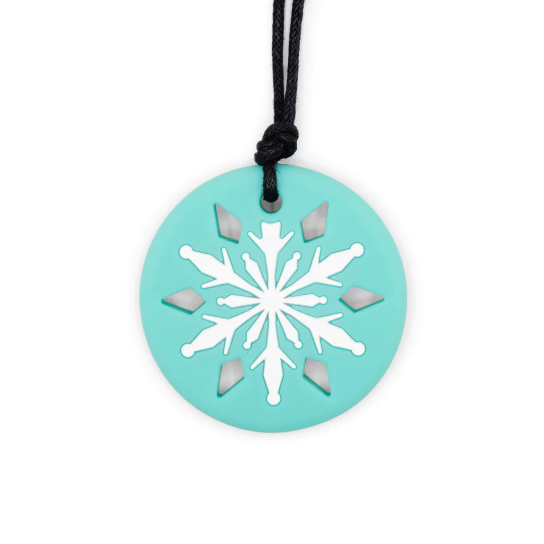 Snowflake Chew Pendant - Medium
