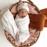 Stardust Organic Jersey Wrap & Beanie Set