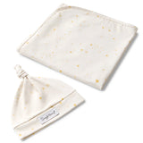 Stardust Organic Jersey Wrap & Beanie Set