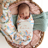Summer Palm Organic Muslin Wrap