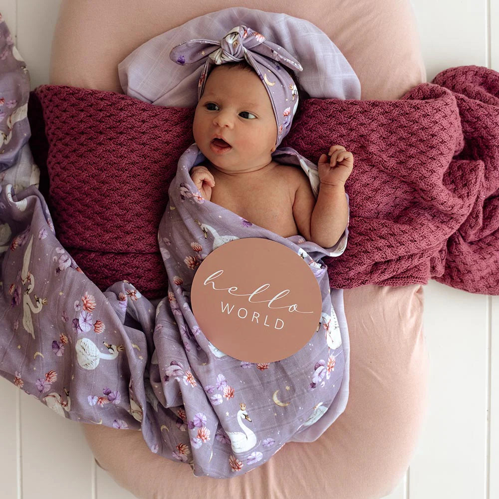 Swan Lake Organic Muslin Wrap