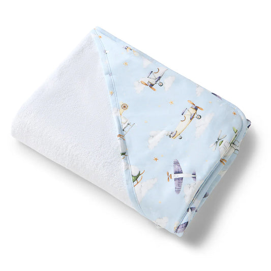 Taking Flight Organic Hooded Baby Towel