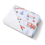 To the Rescue Organic Hooded Baby Towel