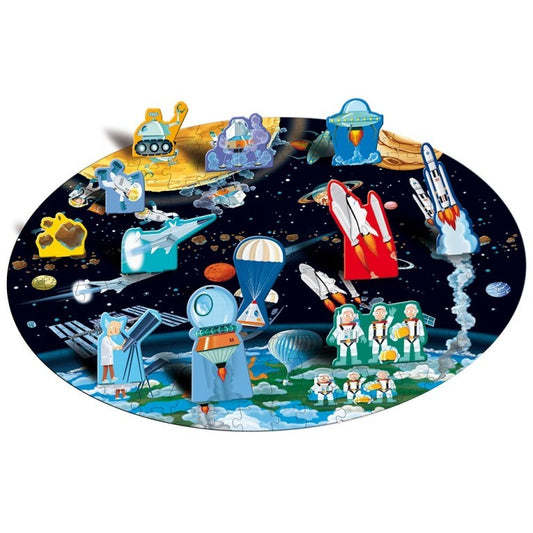 From the Earth to the Moon 3D Puzzle and Book Set