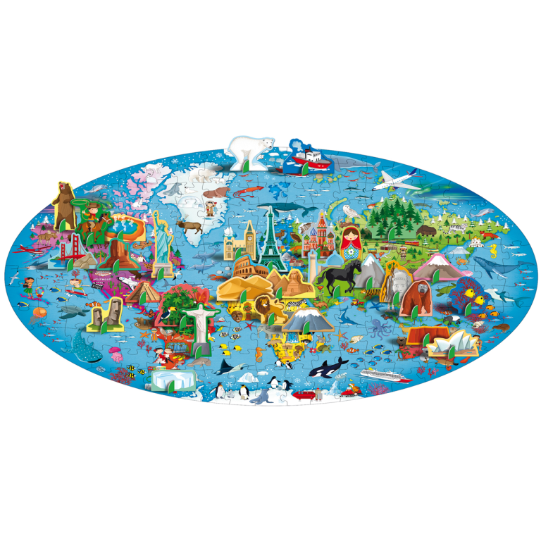 Travel, Learn and Explore Puzzle and Book Set - THE EARTH