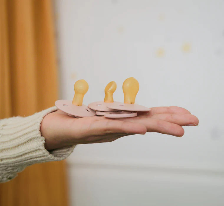 BIBS Dummies Try-it Colour 3pk - Blush