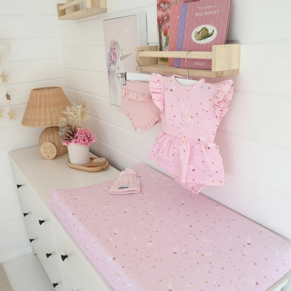 Twinkle Organic Bassinet Sheet / Change Pad Cover